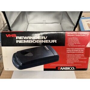 Ambico VHS Rewinder With Box Model V-0760